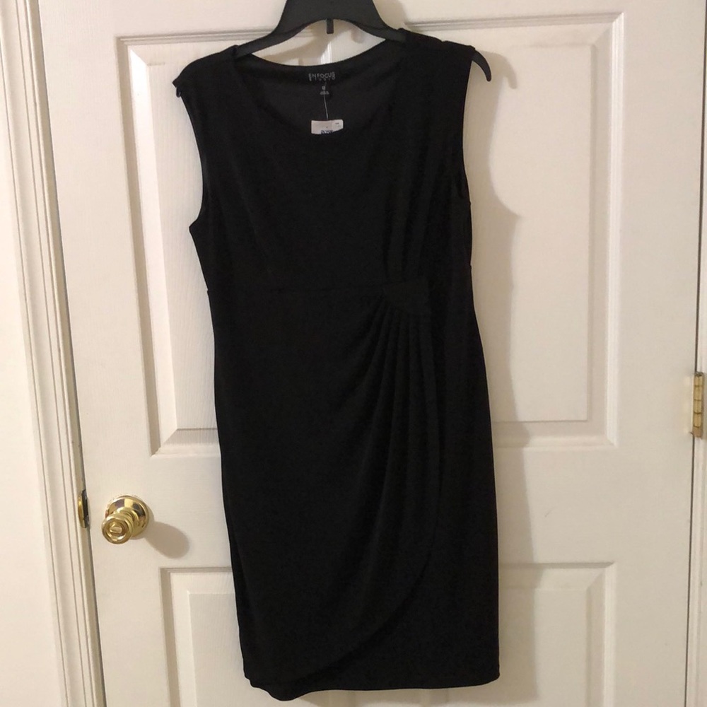 Enfocus Studio Black sleeveless dress size 12. NWT